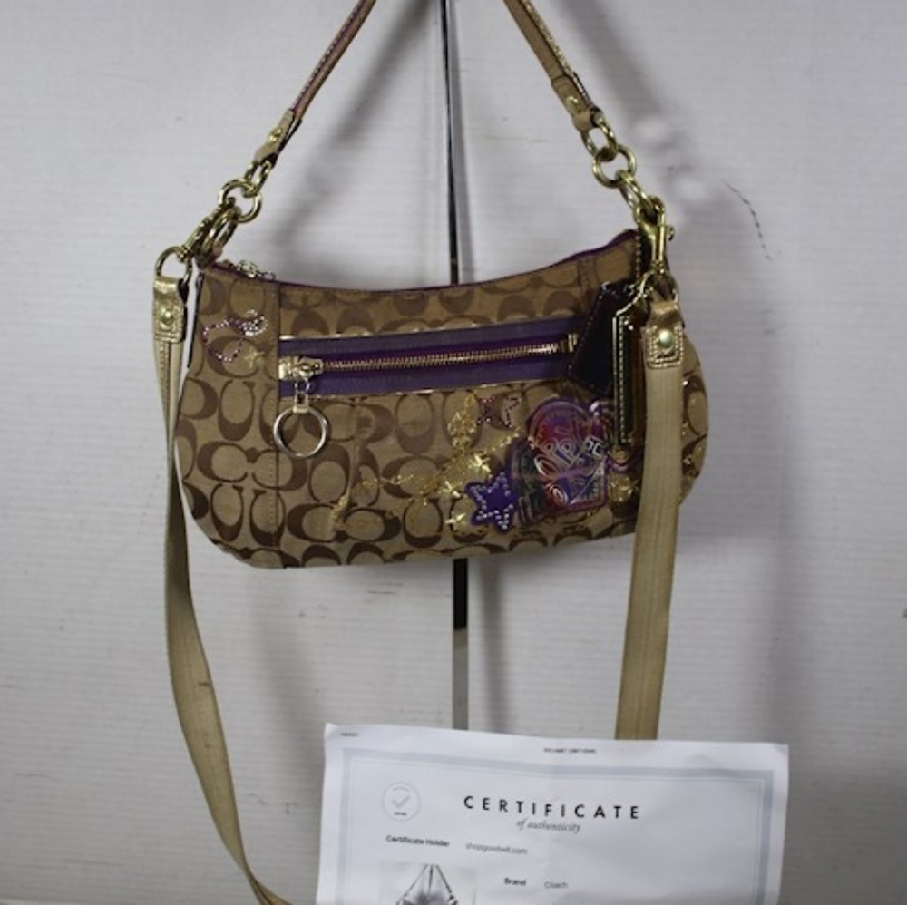 COPY - Women's Signature Jacquard Coach Purse W/COA